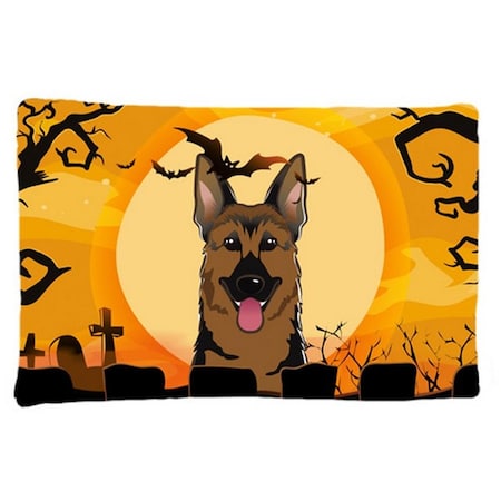 Carolines Treasures Halloween German Shepherd Fabric Standard Pillowcase BB1769PILLOWCASE